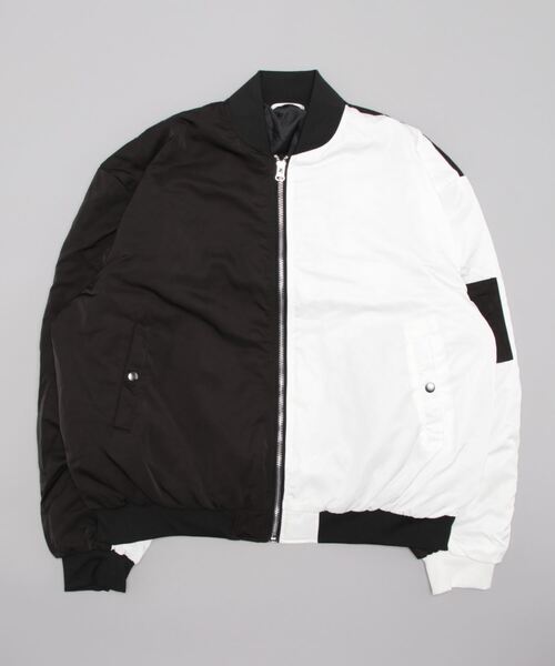 STYLEBLOCK（スタイルブロック）の「スーパーBIGシルエット中綿MA1（MA-1・メンズ・グリーン系その他/ホワイト/ブラック/カーキ/ブラック系その他・M/L）」の10枚目の写真