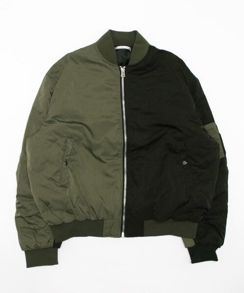 STYLEBLOCK（スタイルブロック）の「スーパーBIGシルエット中綿MA1（MA-1・メンズ・グリーン系その他/ホワイト/ブラック/カーキ/ブラック系その他・M/L）」の12枚目の写真