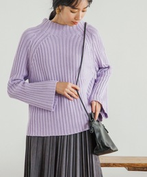 OPAQUE.CLIP | ローゲージリブ ハイネックニット【WEB限定カラー】(ニット/セーター)