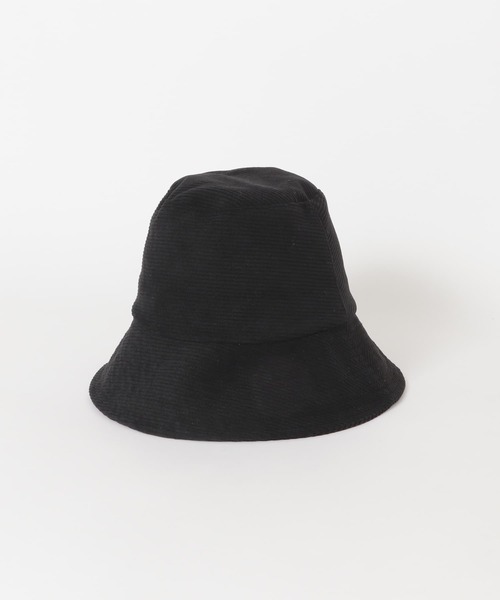 【完売品】BRIEFING コーデュロイ バケットハット ブラック サルベージパブリックコレパ］ウカコーデュロイバケットハット