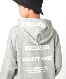 GLAZOS | フードプリントパーカー(パーカー)