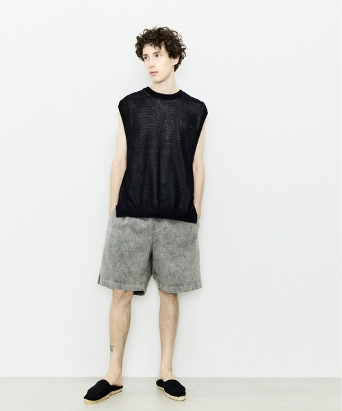 【お値下げ不可】unfil オーガニックコットン コイルドヤーン ニット ベスト unfil（アンフィル）の「unfil アンフィル / organic cotton