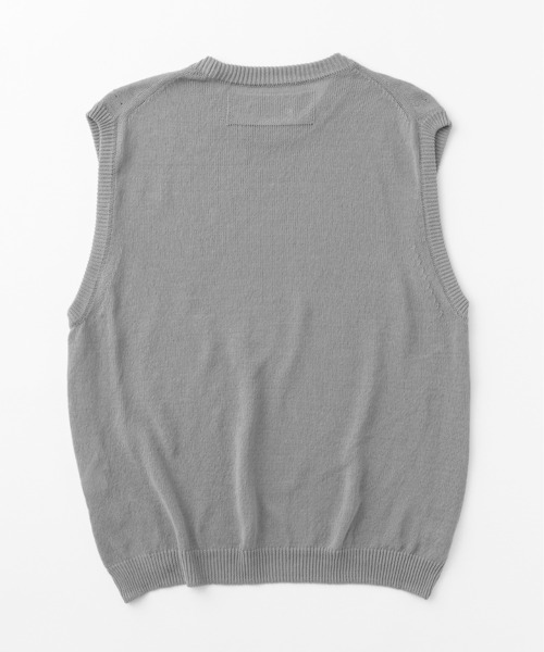 【お値下げ不可】unfil オーガニックコットン コイルドヤーン ニット ベスト unfil（アンフィル）の「unfil アンフィル / organic cotton