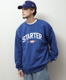 STARTER（スターター）の「【別注】【STARTER】裏起毛 カレッジロゴ シンプル クルー スウェット トレーナー（スウェット・メンズ）」