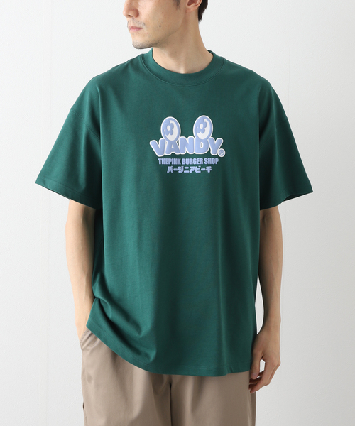 【セール】【VANDY THE PINK / ヴァンディーザピンク】 VTP SHOP LOGO TEE（Tシャツ/カットソー）｜417 EDIFICE（フォーワンセブンエディフィス）