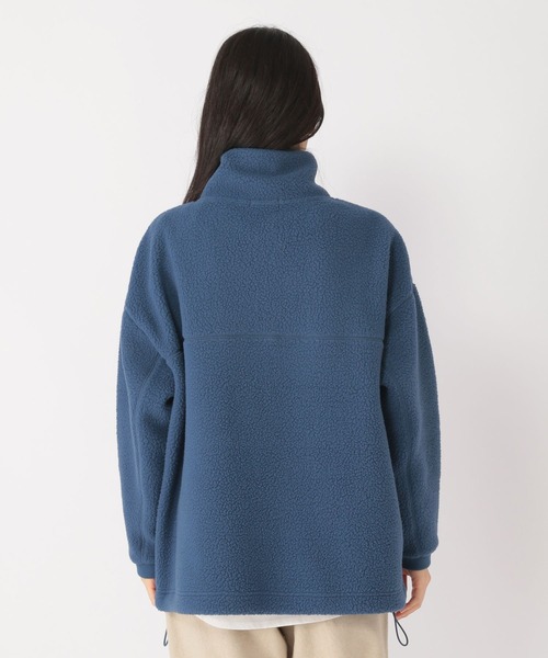 studio CLIP（スタディオクリップ）の「ボアハーフジッププルオーバー（Tシャツ/カットソー・レディース・カーキ/ブラウン/アイボリー/ブルー・FREE）」の14枚目の写真