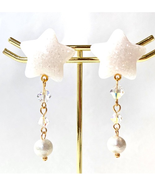 MUURABBTI】雪のお星様のピアス(MA)（ピアス（両耳用））｜tone  