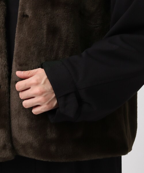 tk.TAKEO KIKUCHI（ティーケータケオキクチ）の「◆3WAYモッズコートMATAGIスタイル（モッズコート・メンズ・ブラック/ナチュラル/ダークブラウン・66/88）」の9枚目の写真