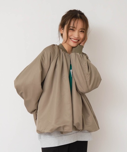 【THE CHIC】MA1バルーンブルゾン