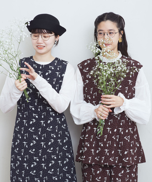 fig London 〇TULIP OP ノースリーブロングドレス fig London 〇TULIP OP ノースリーブロングドレス - メルカリ