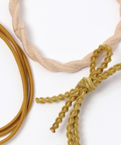 studio CLIP（スタディオクリップ）の「【daily CLIP】6SETビーズヘアゴム（ヘアゴム・レディース・ブラック/ブラウン・FREE）」の3枚目の写真