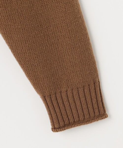 J.PRESS(ジェイプレス)の「【WEB限定・洗える】 EIGER CORD 求心編み ニット(ニット/セーター・レディース・ブラック系/黄土色系/ホワイト系/アイボリー系・T13/T15)」の20枚目の写真