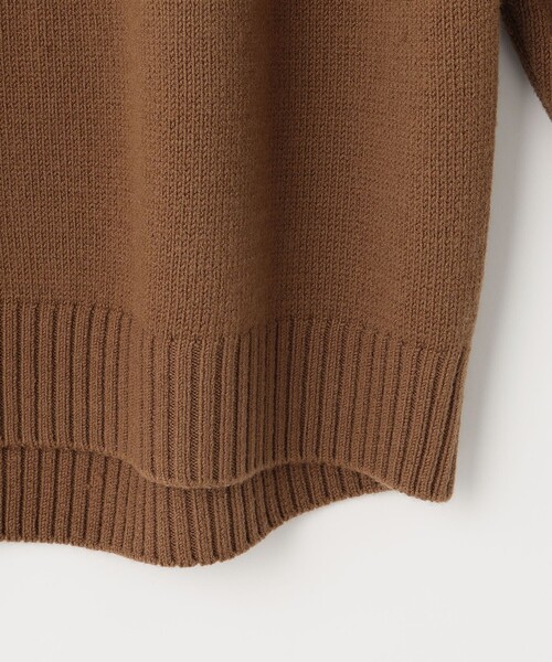 J.PRESS(ジェイプレス)の「【WEB限定・洗える】 EIGER CORD 求心編み ニット(ニット/セーター・レディース・ブラック系/黄土色系/ホワイト系/アイボリー系・T13/T15)」の21枚目の写真