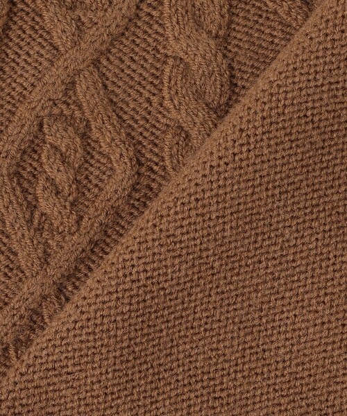 J.PRESS(ジェイプレス)の「【WEB限定・洗える】 EIGER CORD 求心編み ニット(ニット/セーター・レディース・ブラック系/黄土色系/ホワイト系/アイボリー系・T13/T15)」の22枚目の写真