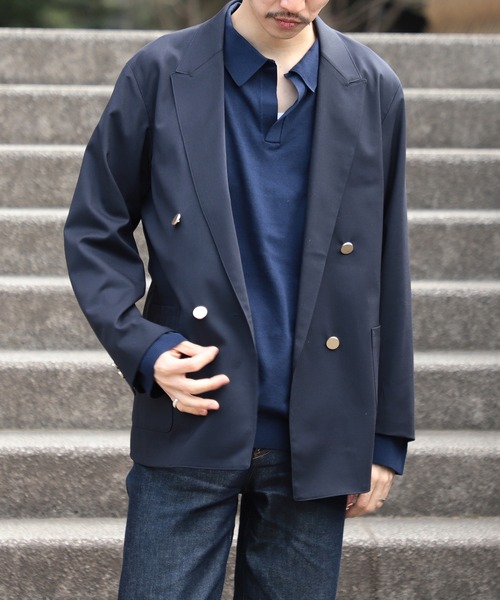 BEAMS DESIGN ネイビー ジャケット L ZETT by BEAMS DESIGN ライトトレーニングジャケット | 【ZETT