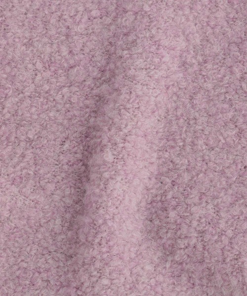 Andemiu（アンデミュウ）の「【silent/石川恋さん着用】ブークレニットタートル180667（ニット/セーター・レディース・ラベンダー/レッド/チャコールグレー・FREE）」の5枚目の写真