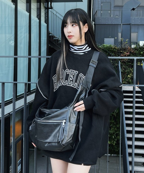 Figments（フィグメンツ）の「BARCELONAスウェット（スウェット・レディース・ブラック/ブラック系その他・FREE）」の7枚目の写真