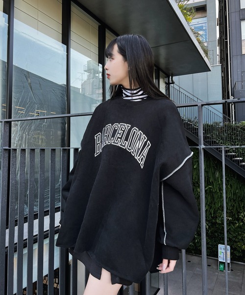 Figments（フィグメンツ）の「BARCELONAスウェット（スウェット・レディース・ブラック/ブラック系その他・FREE）」の18枚目の写真