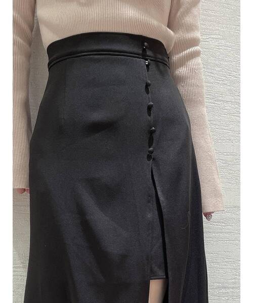 EATME(イートミー)の「ラップライクロングスカート(スカート・レディース・ブラック/ピンク/ベージュ・SMALL/MEDIUM)」の19枚目の写真