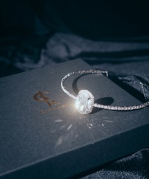 Romansual | Romasual/2wayクリスタルビジューチョーカー(ネックレス)