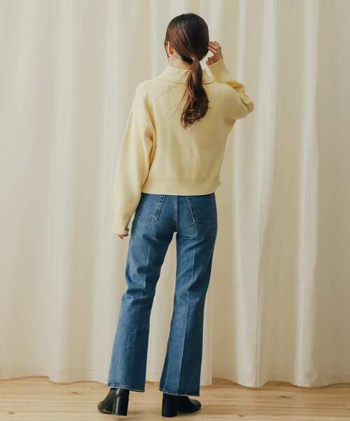 SENSE OF PLACE by URBAN RESEARCH(センスオブプレイスバイアーバンリサーチ)の「エリツキニットカーディガン(カーディガン/ボレロ・レディース・グレー/アイボリー/イエロー・ONE)」の17枚目の写真