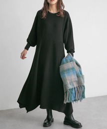 KBF | パネル切替カットワンピース(ワンピース)