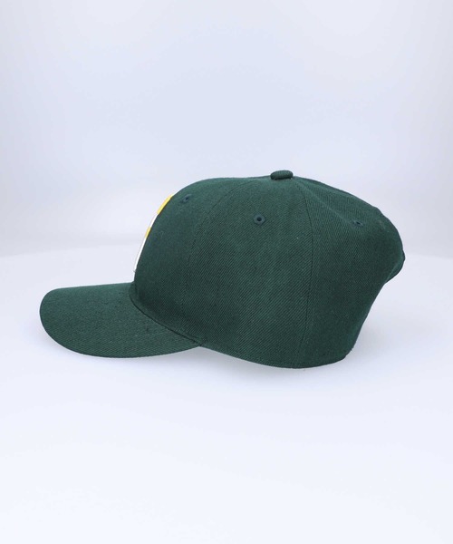BACK NUMBER（バックナンバー）の「【BACK NUMBER】カレッジ配色ロゴキャップ（キャップ・メンズ・ブラック/グリーン・フリー）」の5枚目の写真
