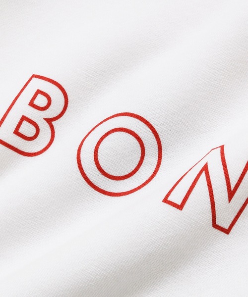 bonjour records（ボンジュールレコーズ）の「【bonjour records/ボンジュールレコード】ORIGINAL LOGO HOODIE オリジナルロゴフーディー（パーカー・メンズ・ホワイト・S/M/L/XL）」の6枚目の写真