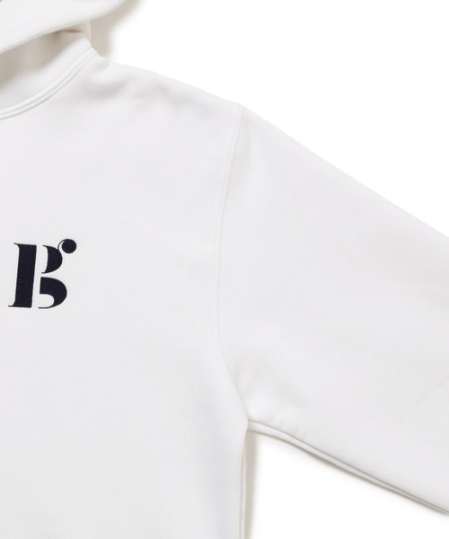 bonjour records（ボンジュールレコーズ）の「【bonjour records/ボンジュールレコード】ORIGINAL LOGO HOODIE オリジナルロゴフーディー（パーカー・メンズ・ホワイト・S/M/L/XL）」の10枚目の写真