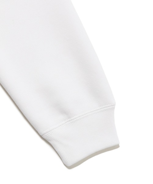 bonjour records（ボンジュールレコーズ）の「【bonjour records/ボンジュールレコード】ORIGINAL LOGO HOODIE オリジナルロゴフーディー（パーカー・メンズ・ホワイト・S/M/L/XL）」の3枚目の写真