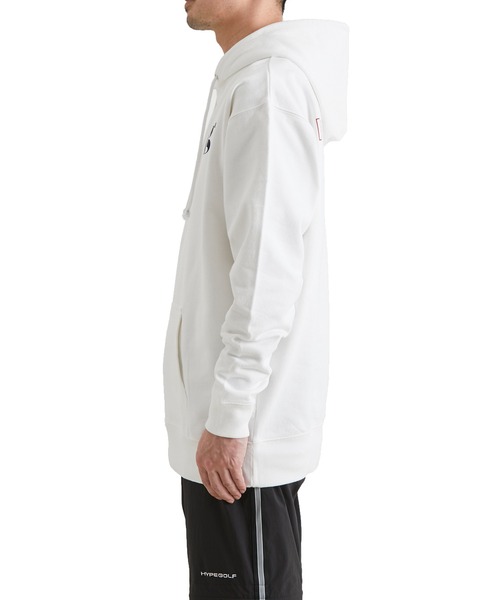 bonjour records（ボンジュールレコーズ）の「【bonjour records/ボンジュールレコード】ORIGINAL LOGO HOODIE オリジナルロゴフーディー（パーカー・メンズ・ホワイト・S/M/L/XL）」の13枚目の写真