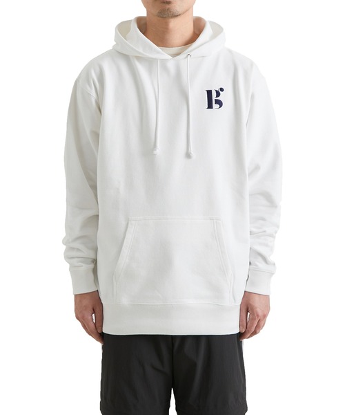 bonjour records（ボンジュールレコーズ）の「【bonjour records/ボンジュールレコード】ORIGINAL LOGO HOODIE オリジナルロゴフーディー（パーカー・メンズ・ホワイト・S/M/L/XL）」の17枚目の写真