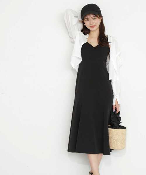 PROPORTION BODY DRESSING(プロポーションボディドレッシング)の「マーメイドキャミワンピース / 1213140204(ワンピース・レディース・ブラック/ベージュ/ピンク/ネイビー・SMALL/MEDIUM)」の14枚目の写真