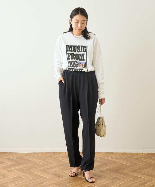 JOURNAL STANDARD SELECT（ジャーナルスタンダードセレクト）の「【BLUESCENTRIC】LONG SLEEVE T THE BAND MUSI：カットソー（Tシャツ/カットソー・レディース・ホワイト・MEDIUM）」の2枚目の写真