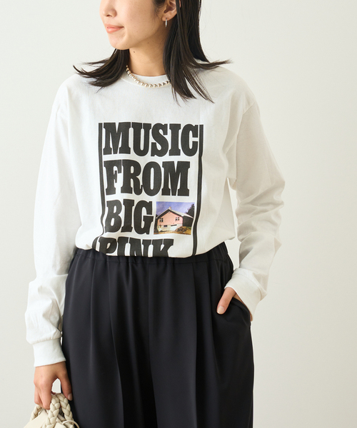 JOURNAL STANDARD SELECT（ジャーナルスタンダードセレクト）の「【BLUESCENTRIC】LONG SLEEVE T THE BAND MUSI：カットソー（Tシャツ/カットソー・レディース・ホワイト・MEDIUM）」の5枚目の写真