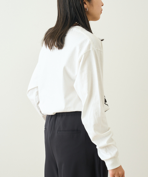 JOURNAL STANDARD SELECT（ジャーナルスタンダードセレクト）の「【BLUESCENTRIC】LONG SLEEVE T THE BAND MUSI：カットソー（Tシャツ/カットソー・レディース・ホワイト・MEDIUM）」の6枚目の写真