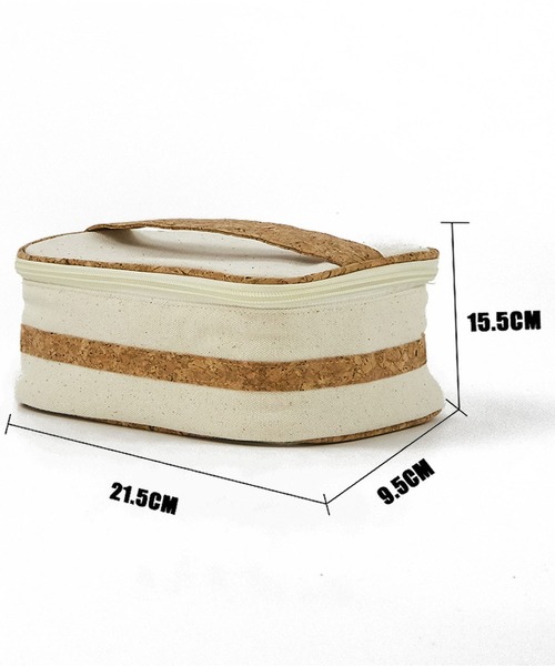 LA VORAGINE（ラ ヴォラジネ）の「マルチメイクポーチ（ポーチ・レディース・ベージュ・FREE）」の6枚目の写真