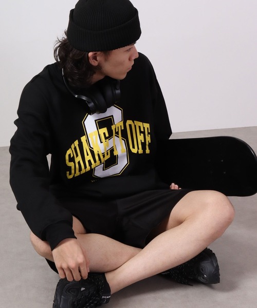 MODISH GAZE(モディシュガゼ)の「MODISH GAZE 裏毛 クルーネック 長袖 スウェット カレッジS(スウェット・メンズ・グリーン/オフホワイト/ブラック・M/L)」の21枚目の写真