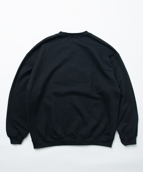 O.K.(オーケー)の「O.K./オーケー 別注 W123 手刺繍スウェット/ワッペン(Tシャツ/カットソー・メンズ・グレー/ブラック・MEDIUM/LARGE)」の9枚目の写真