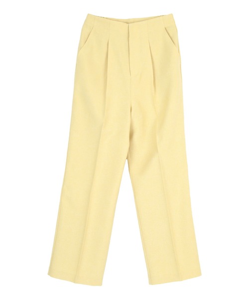 titivate(ティティベイト)の「リネンライクハイウエストセミワイドパンツ(その他パンツ・レディース・ライトブルー/アイボリー/イエロー/オレンジ/ライトグリーン・S/M/L)」の9枚目の写真