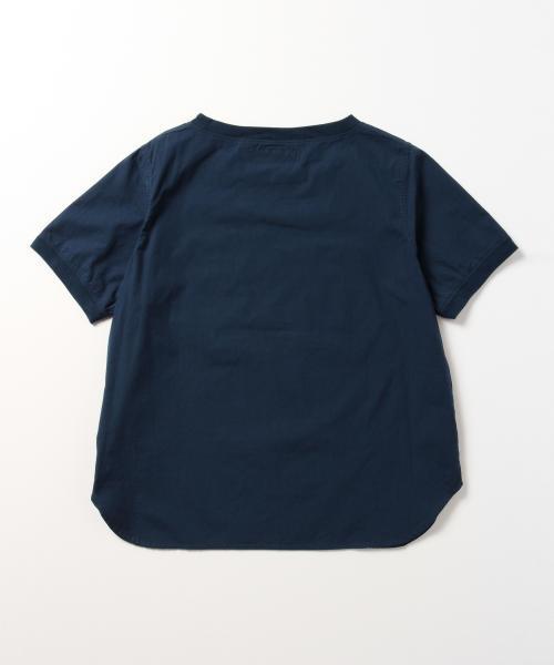 BEAMS BOY（ビームスボーイ）の「○BEAMS BOY / リブ付 プルオーバー ショートスリーブ（シャツ/ブラウス・レディース・ホワイト/カーキ/ネイビー・ONE SIZE）」の12枚目の写真