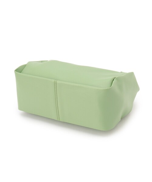 SHOO・LA・RUE（シューラルー）の「◆【2WAY】ひねりハンドルボックストートバッグ（トートバッグ・レディース・ブラック/ダークグリーン/ベージュ・00）」の17枚目の写真