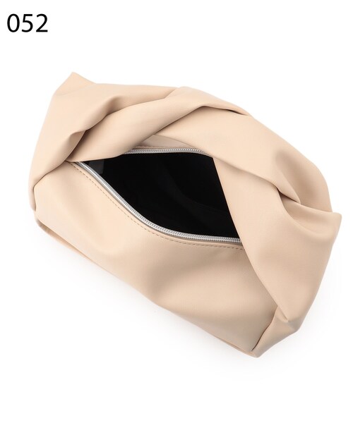 SHOO・LA・RUE（シューラルー）の「◆【2WAY】ひねりハンドルボックストートバッグ（トートバッグ・レディース・ブラック/ダークグリーン/ベージュ・00）」の14枚目の写真