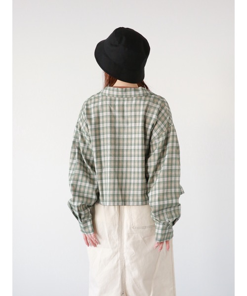 ehka sopo（エヘカソポ）の「チェック柄シャツジャケット