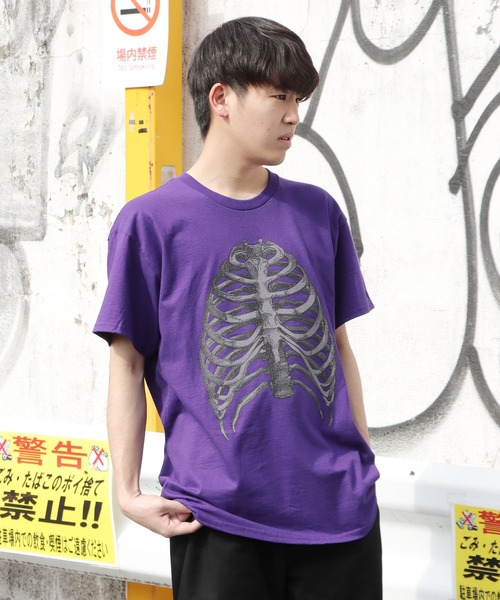 ロンリー LONELY 論理 メンズ 病む街 飛鳥 長袖 Tシャツ ブラック LONELY/論理（ロンリー）の「ROOPTOKYO別注 LONELY(論理