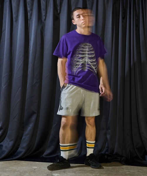 LONELY/論理(ロンリー)の「ROOPTOKYO別注 LONELY(論理)/ロンリー BONE TEE 半袖Tシャツ(Tシャツ/カットソー・メンズ・ブラック/サックスブルー/ホワイト/パープル・M/XL/L)」の22枚目の写真
