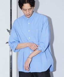 Firsthand | Re Firsthand design by IDEAS/リ ファーストハンド デザイン バイ イデアス RE FH BAND COLLAR SHIRTS / バンドカラーシャツ(シャツ/ブラウス)