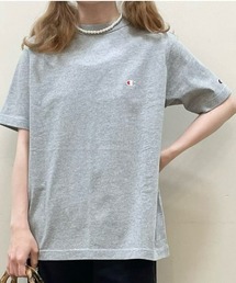 Champion(チャンピオン)ワンポイント無地半袖Tシャツ