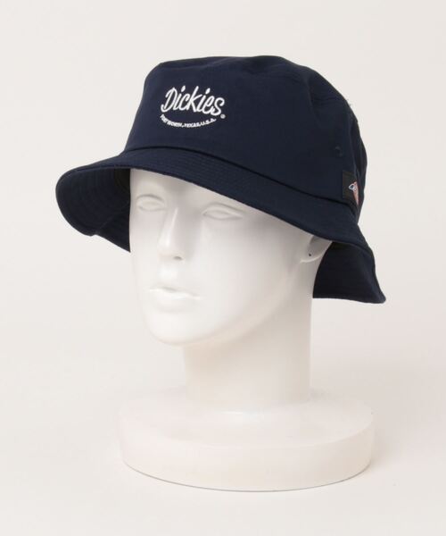 Dickies（ディッキーズ）の「【DICKIES】 EMB BUCKET HAT（ハット・レディース・ブラック/ベージュ/ネイビー/チャコールグレー/ホワイト・FREE）」の5枚目の写真