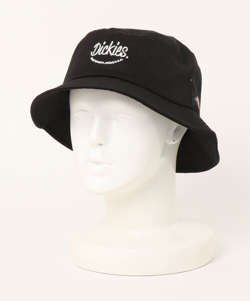 Dickies（ディッキーズ）の「【DICKIES】 EMB BUCKET HAT（ハット・レディース・ブラック/ベージュ/ネイビー/チャコールグレー/ホワイト・FREE）」の2枚目の写真